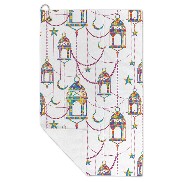 Moroccan Lanterns Microfiber Golf Towels - FOLD