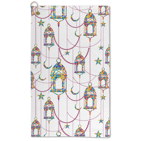 Custom Hanging Lanterns Microfiber Golf Towel - Large