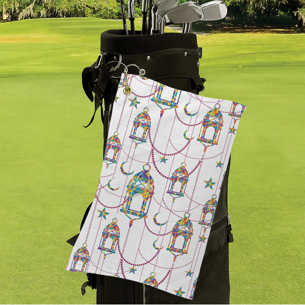 Moroccan Lanterns Microfiber Golf Towels - Small - LIFESTYLE