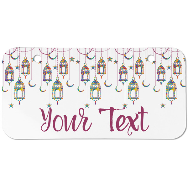 Custom Hanging Lanterns Mini/Bicycle License Plate (2 Holes)