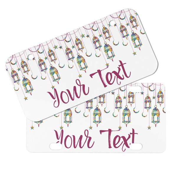 Moroccan Lanterns Mini License Plates - MAIN (4 and 2 Holes)