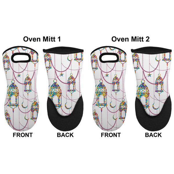 Moroccan Lanterns Neoprene Oven Mitt - Set of 2 - Approval