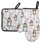Hanging Lanterns Left Oven Mitt & Pot Holder Set