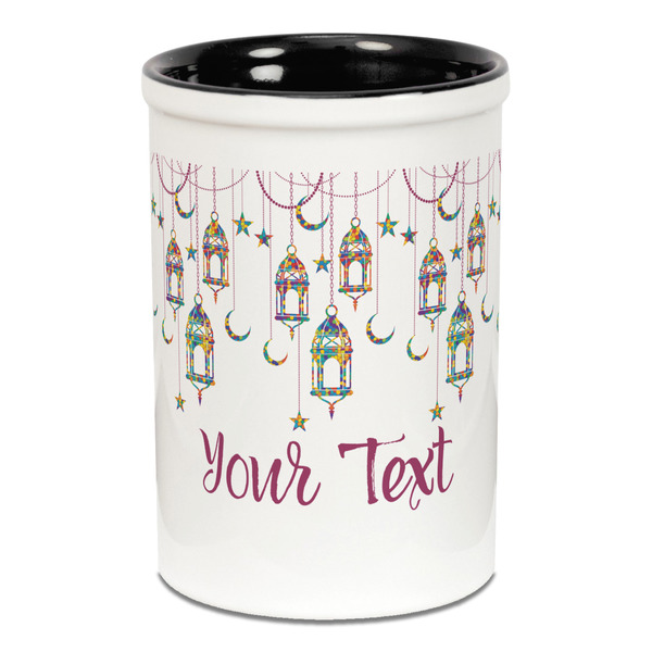 Moroccan Lanterns Pencil Holder - Black