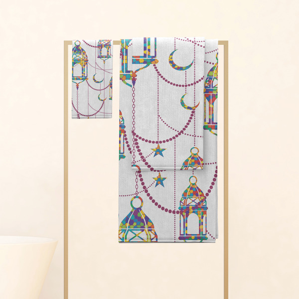 Moroccan Lanterns Personalized Towel Set