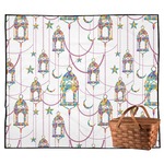 Hanging Lanterns Outdoor Picnic Blanket