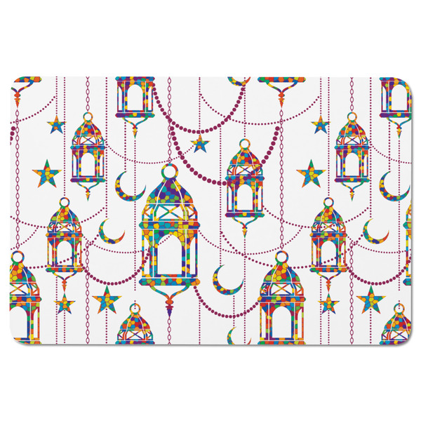 Moroccan Lanterns Rectangular Fridge Magnet - FRONT