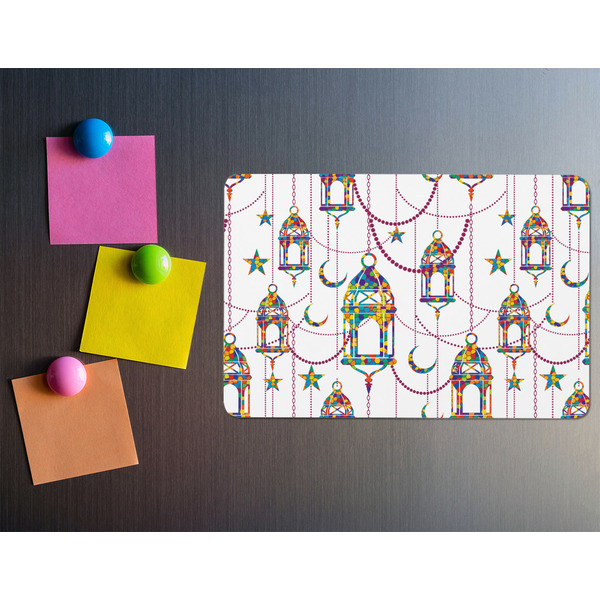 Moroccan Lanterns Rectangular Fridge Magnet - LIFESTYLE