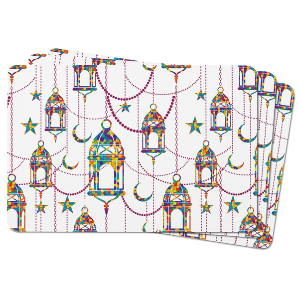 Moroccan Lanterns Rectangular Fridge Magnet - THREE