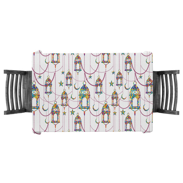 Custom Hanging Lanterns Tablecloth - 58"x58"