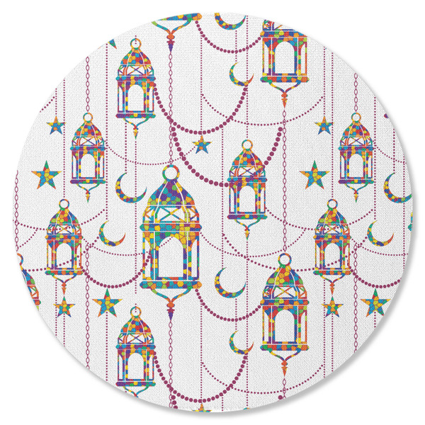 Custom Hanging Lanterns Round Rubber Backed Coaster