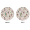 Moroccan Lanterns Round Linen Placemats - APPROVAL (double sided)