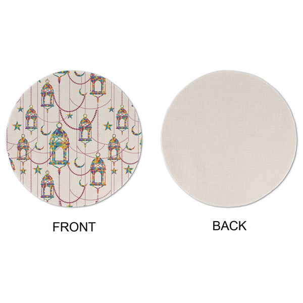 Moroccan Lanterns Round Linen Placemats - APPROVAL (single sided)