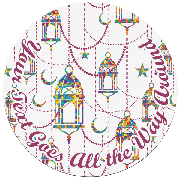 Moroccan Lanterns Round Mousepad - APPROVAL