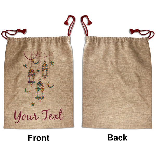 Moroccan Lanterns Santa Bag - Approval - Front