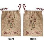Hanging Lanterns Santa Sack - Front & Back