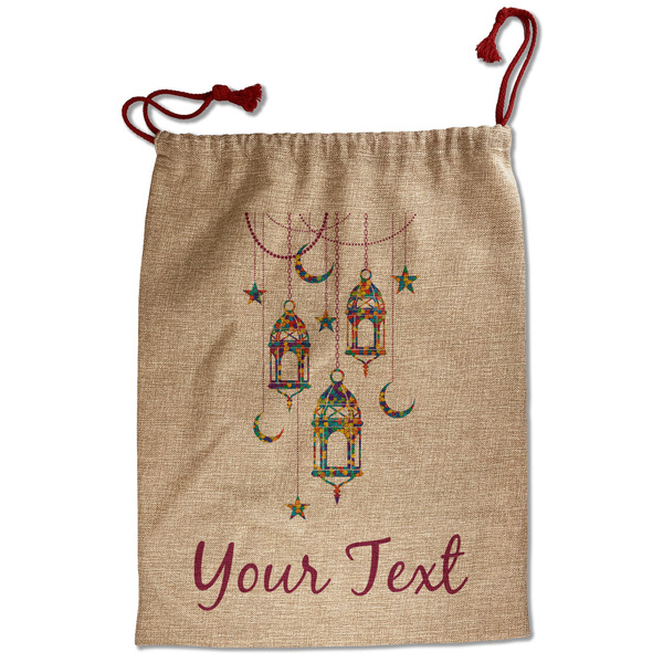 Moroccan Lanterns Santa Bag - Front