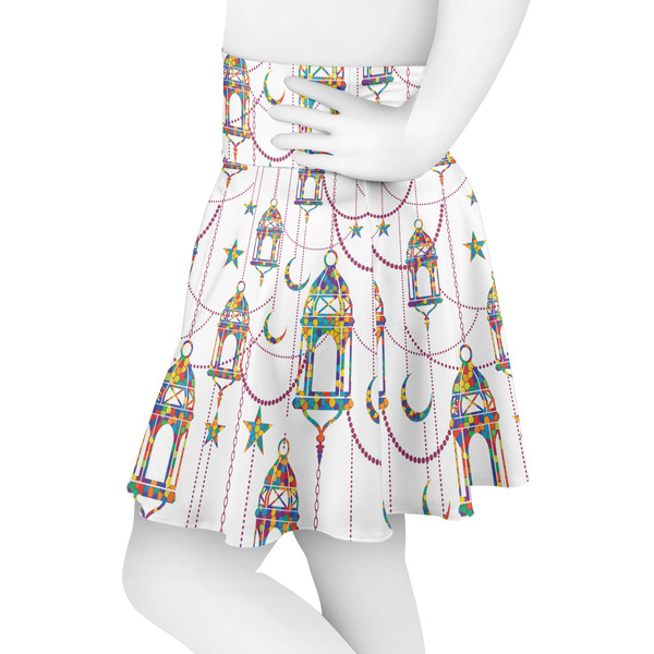 Moroccan Lanterns Skater Skirt - Side