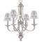 Moroccan Lanterns Small Chandelier Shade - LIFESTYLE (on chandelier)