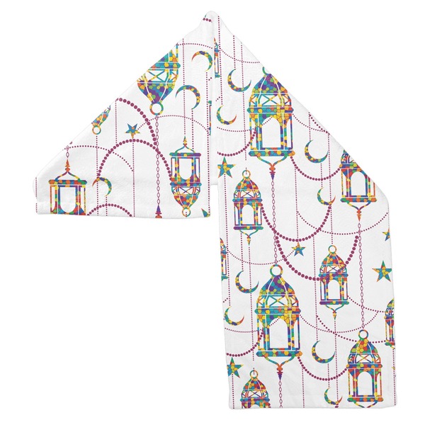 Moroccan Lanterns Sports Towel Folded - Both Sides Showing