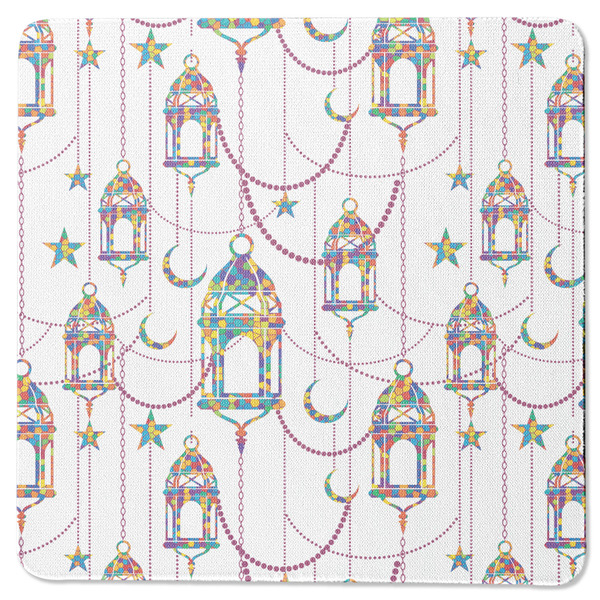 Moroccan Lanterns Square Coaster Rubber Back - Single