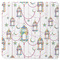 Hanging Lanterns Square Rubber Backed Coaster