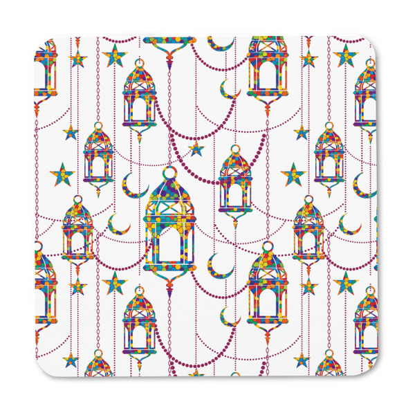 Moroccan Lanterns Square Fridge Magnet - FRONT