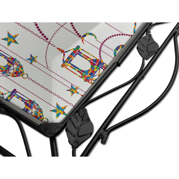 Moroccan Lanterns Square Trivet - Detail