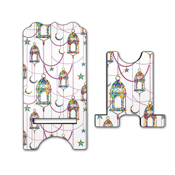 Moroccan Lanterns Stylized Phone Stand - Front & Back - Large
