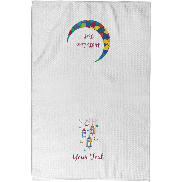 Hanging Lanterns Waffle Towel - Partial Print - Approval Image