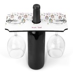 Hanging Lanterns Wine Bottle & Glass Holder
