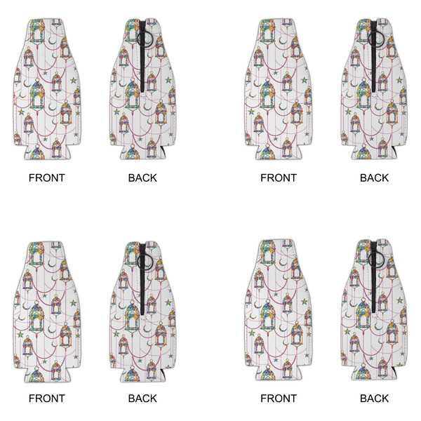 Moroccan Lanterns Zipper Bottle Cooler - Set of 4 - APPROVAL