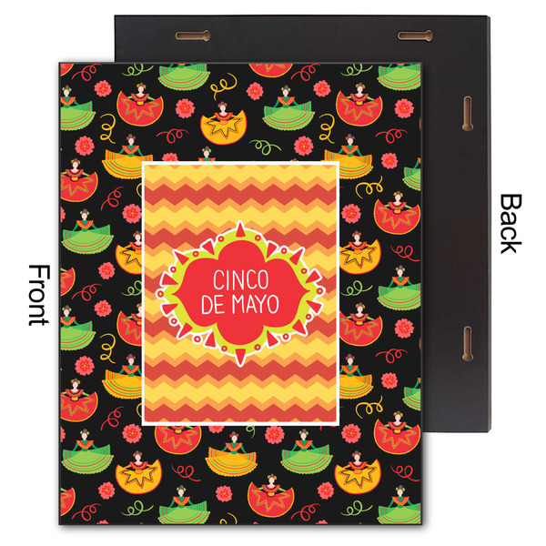 Cinco De Mayo 11x14 Wood Print - Front & Back View