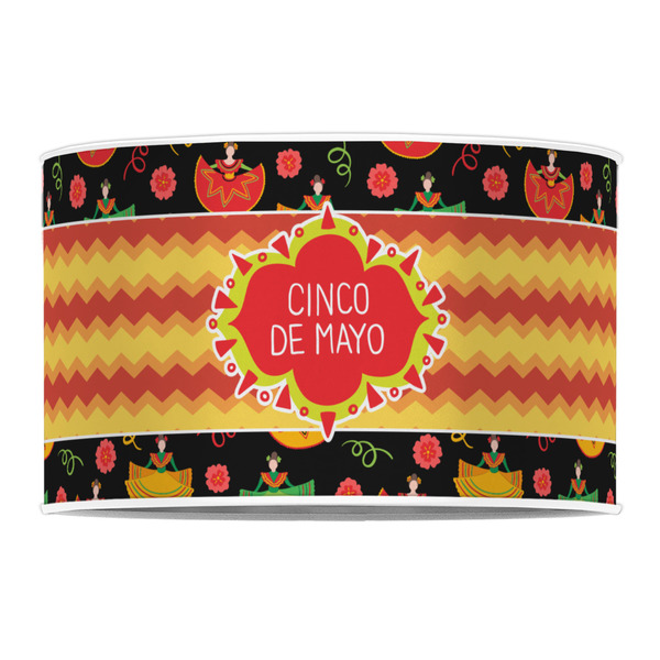 Cinco De Mayo 12" Drum Lampshade - FRONT (Poly Film)