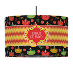 Cinco De Mayo 12" Drum Pendant Lamp - Fabric
