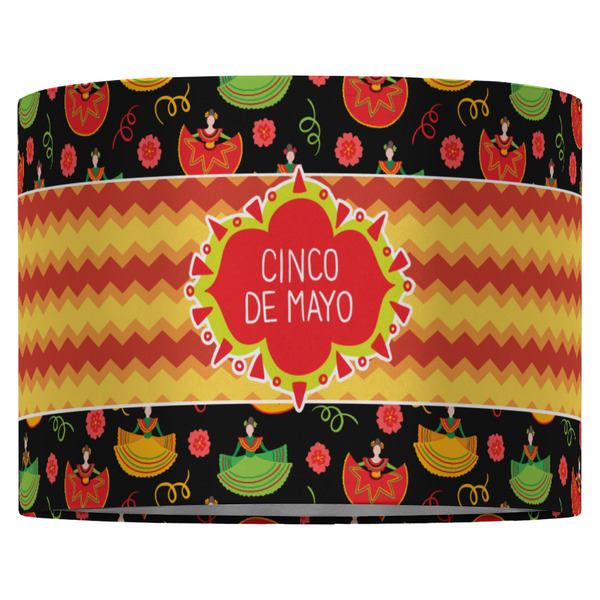 Cinco De Mayo 16" Drum Lampshade - FRONT (Fabric)