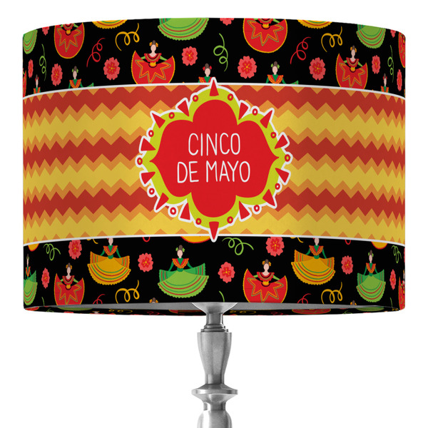 Custom Cinco De Mayo 16" Drum Lamp Shade - Fabric