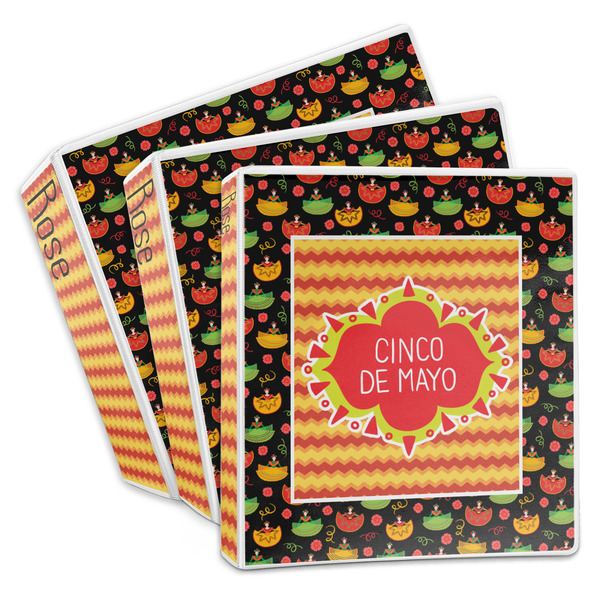 Custom Cinco De Mayo 3-Ring Binder (Personalized)