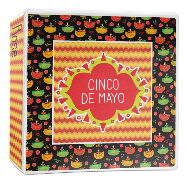 Custom Cinco De Mayo 3-Ring Binder - 2 inch (Personalized)
