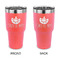 Cinco De Mayo 30 oz Stainless Steel Tumbler - Coral - Double Sided