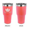 Cinco De Mayo 30 oz Stainless Steel Ringneck Tumblers - Coral - Single Sided - APPROVAL