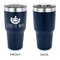 Cinco De Mayo 30 oz Stainless Steel Ringneck Tumblers - Navy - Single Sided - APPROVAL