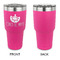 Cinco De Mayo 30 oz Stainless Steel Ringneck Tumblers - Pink - Single Sided - APPROVAL