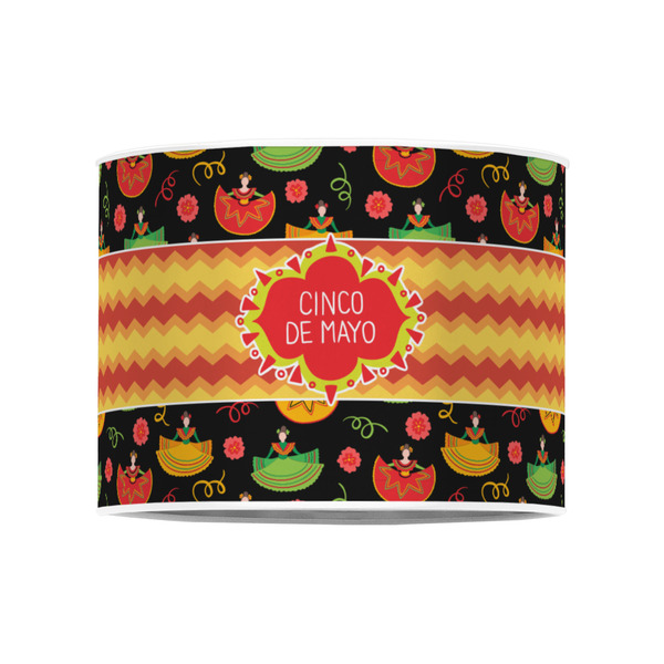 Cinco De Mayo 8" Drum Lampshade - FRONT (Poly Film)