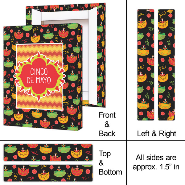 Cinco De Mayo 8x10 - Canvas Print - Approval