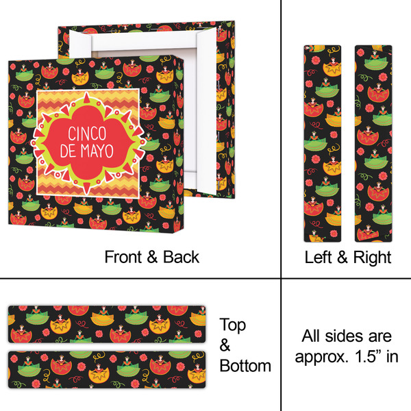 Cinco De Mayo 8x8 - Canvas Print - Approval