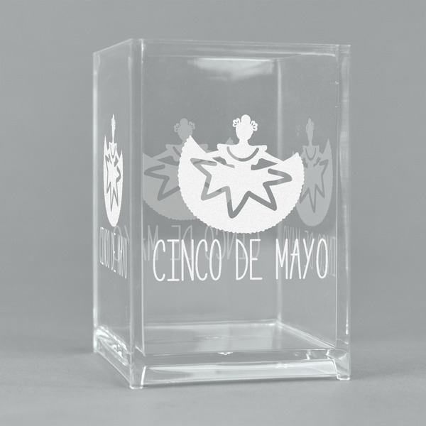 Custom Cinco De Mayo Acrylic Pen Holder