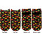 Cinco De Mayo Adult Ankle Socks - Double Pair - Front and Back - Apvl