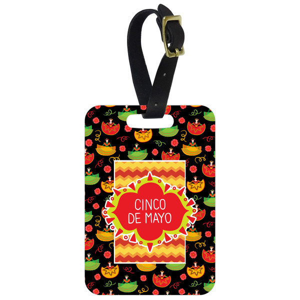 Custom Cinco De Mayo Metal Luggage Tag
