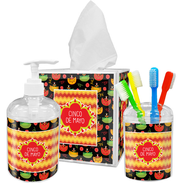 Cinco De Mayo Bathroom Accessories Set (Personalized)